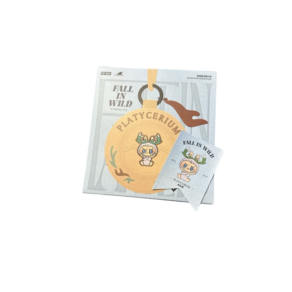 POPMART Labubu Fall In Wild : Bucket Hat Mini Bag - CONFIRMED PLATYCERIUM - Picture 2 of 5